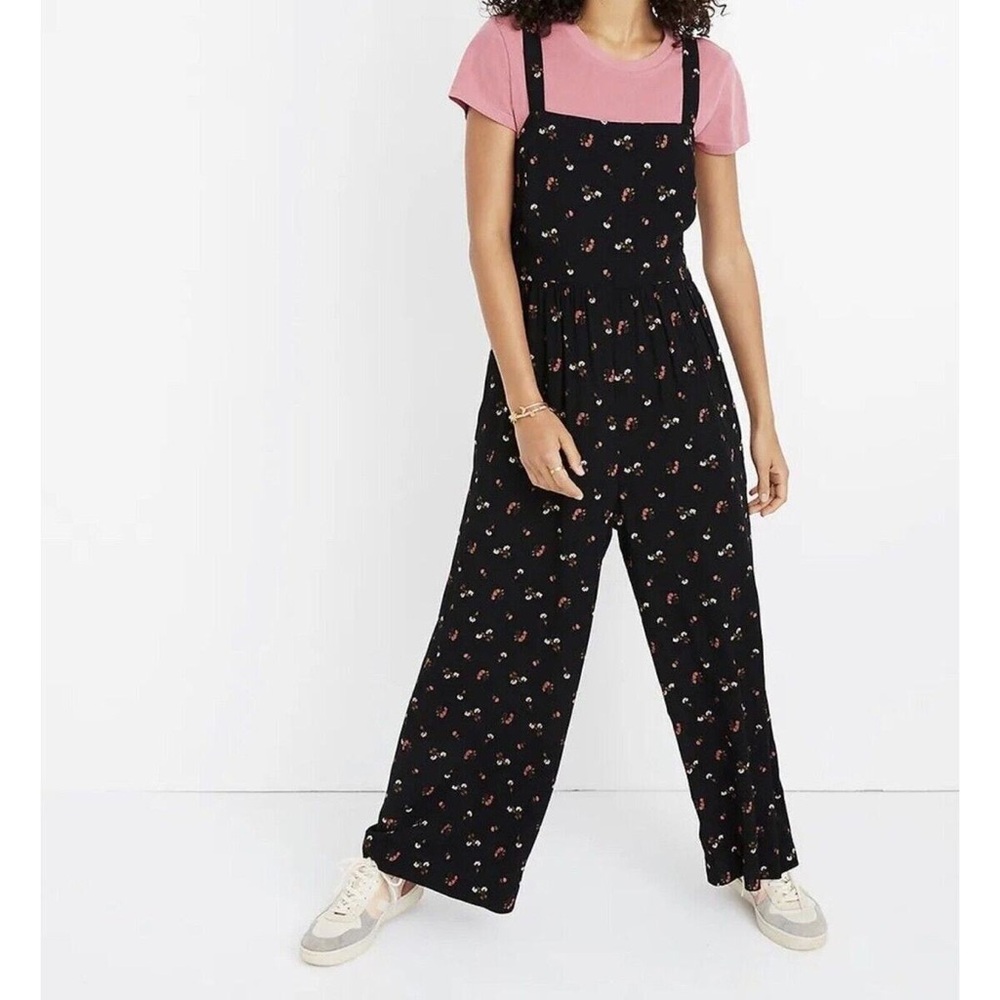 Madewell Floral Toss Jumpsuit